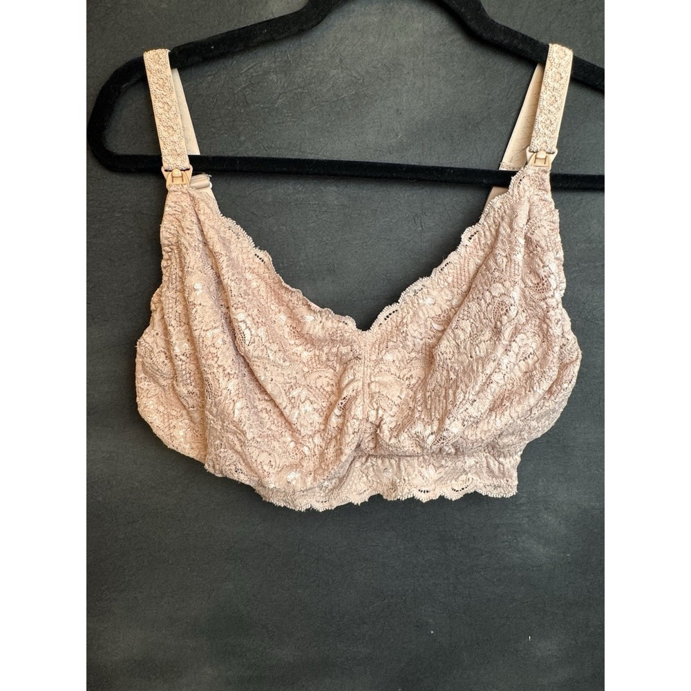 Cosabella Never Say Never Curvy Maternity Mommie Bralette Size LARGE